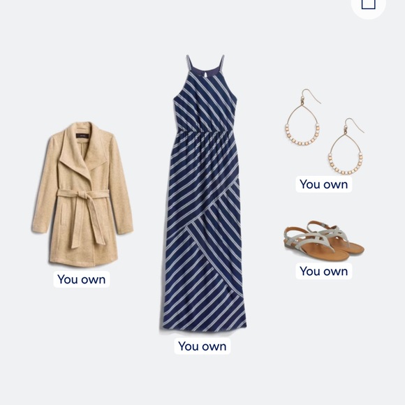 Stitch Fix Maxi Dress Size Medium Like New - Picture 3 of 9